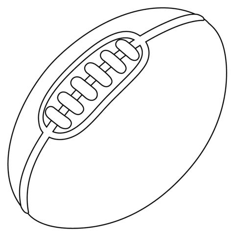 Rugby Football Emoji Image For Kids