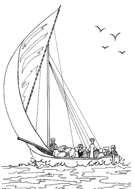 Sailing Cute Image For Kids