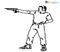 Shooting Sports Coloring Pages