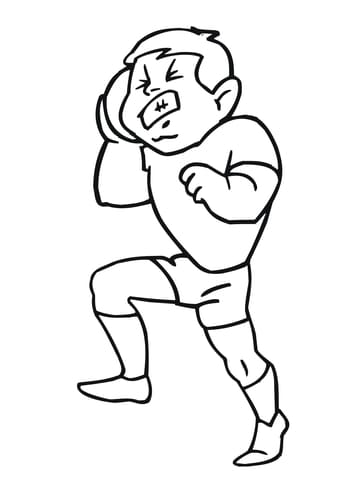 Shot Put Image For Kids Coloring Page