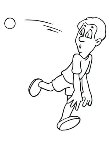 Shot Putter Image Coloring Page