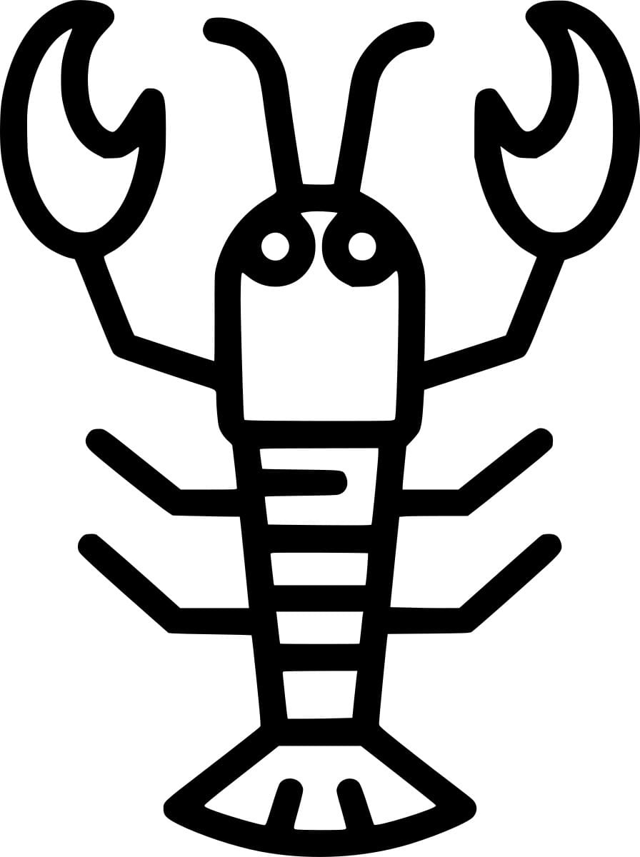 Simple Abstract Lobster