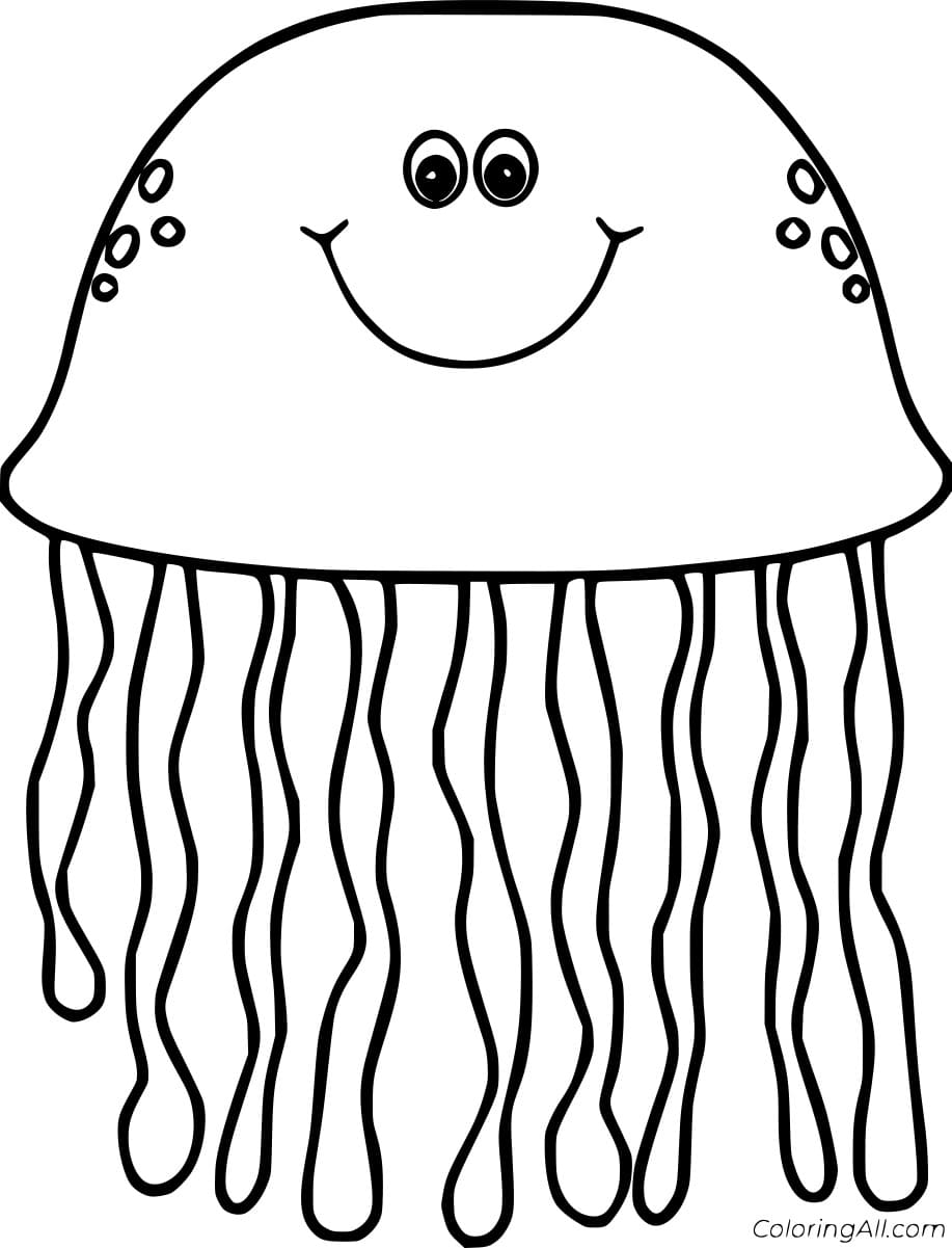 Smiling Jellyfish For Kids