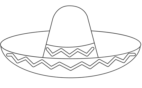 Sombrero Image For Kids