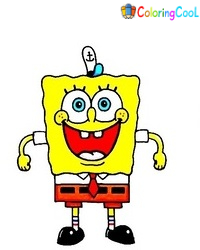Spongebob Drawing Is Complete In 8 Easy Steps Coloring Page