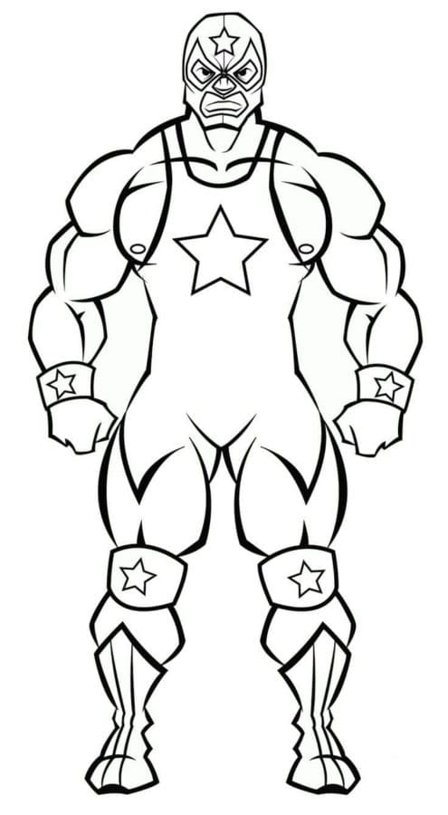 Star Wrestler Costume