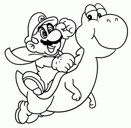 Super Mario And Yoshi Image
