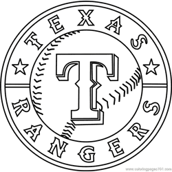 Texas Rangers Logo Image For Children