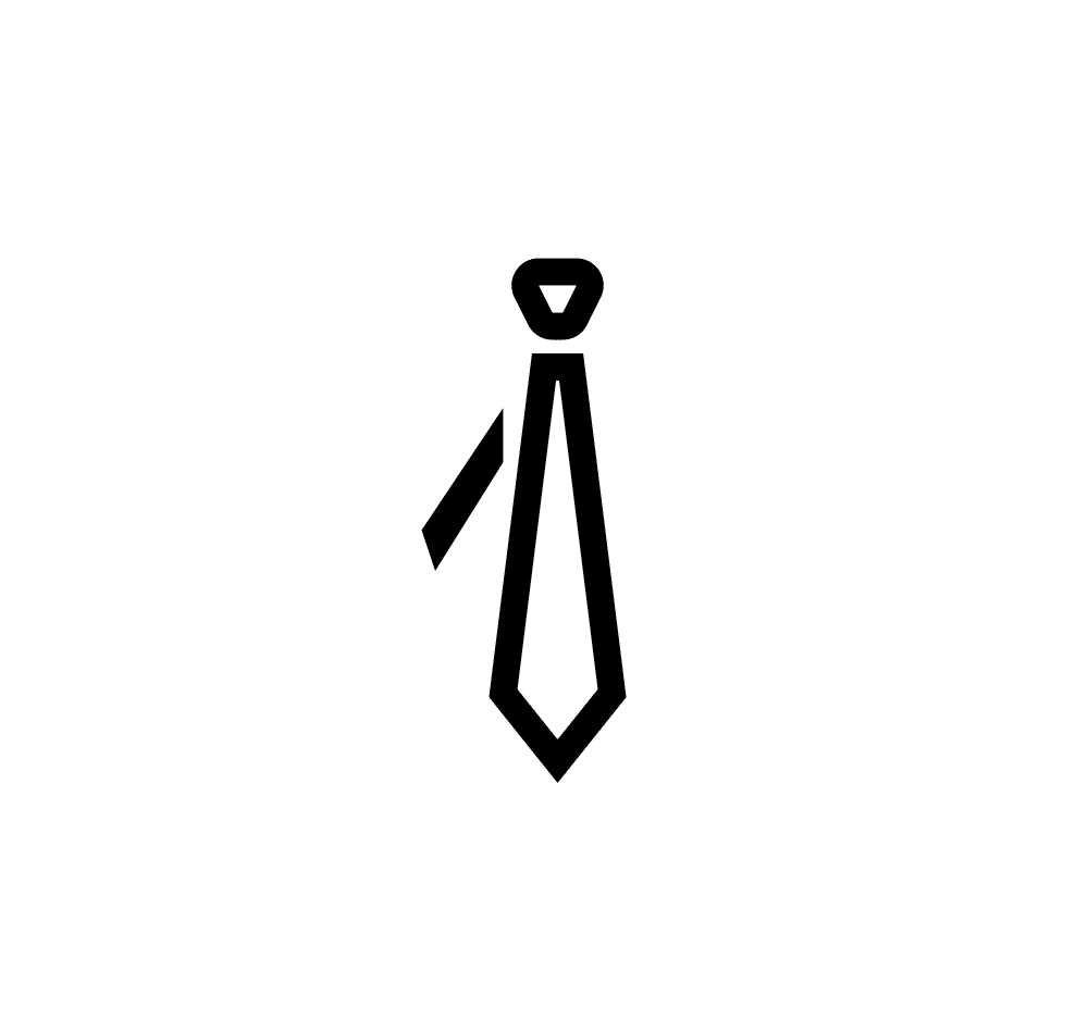 Tie Simple Image For Kids