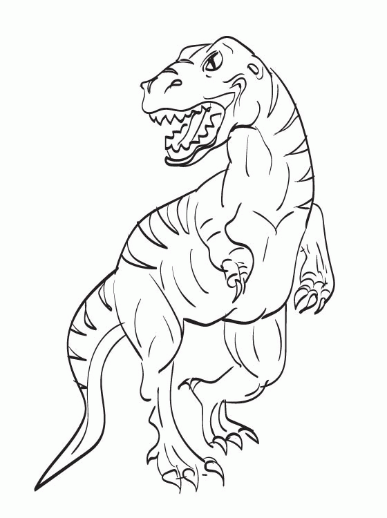 To Print Raptor Coloring Page
