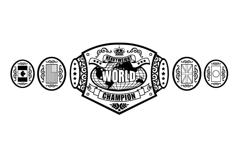 WWE Championship Belt Coloring Page