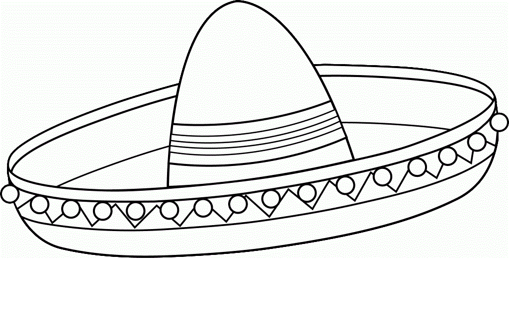 Sombrero Coloring Page