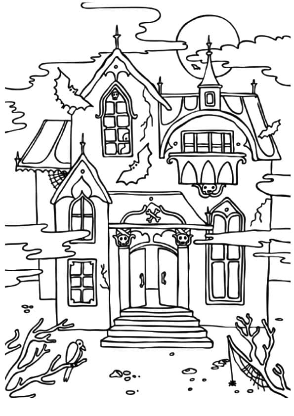 A Haunted House Drawing