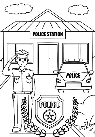 Amazing Illustrations Of Police Station