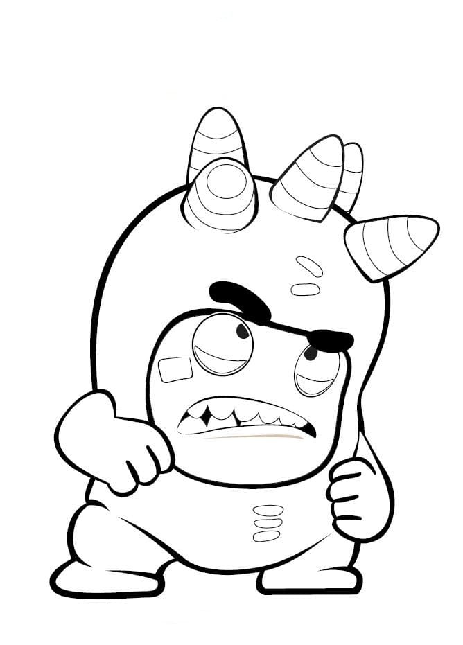 Angry Fuse Coloring Page