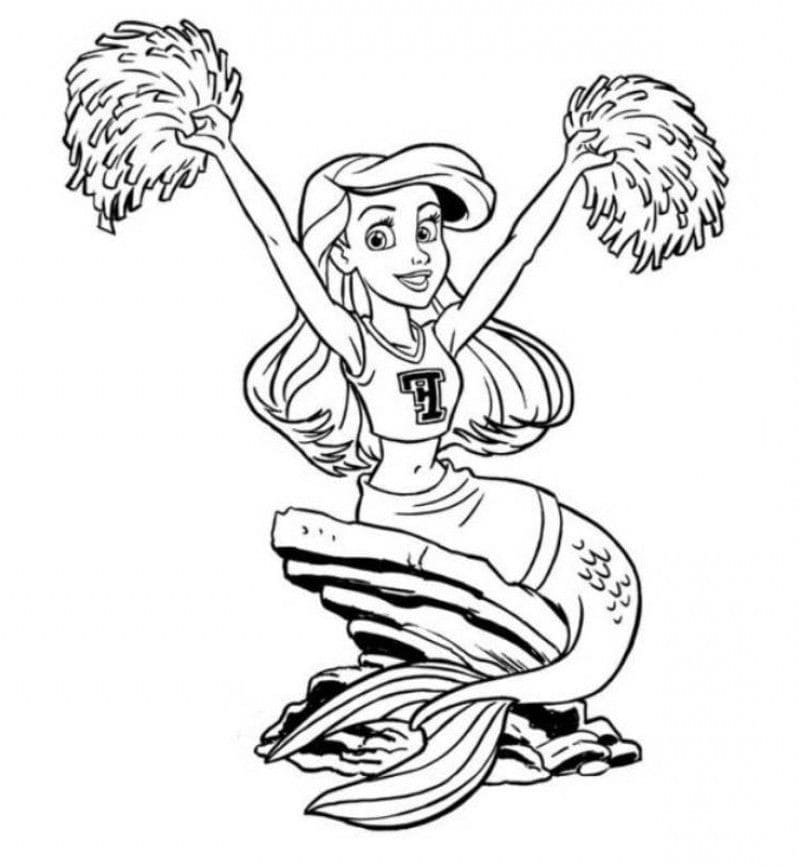 Ariel As Cheerleader Disney Princess