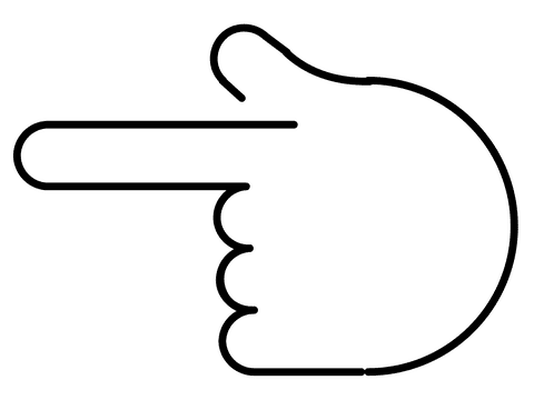 Backhand Index Pointing Left Emoji Image