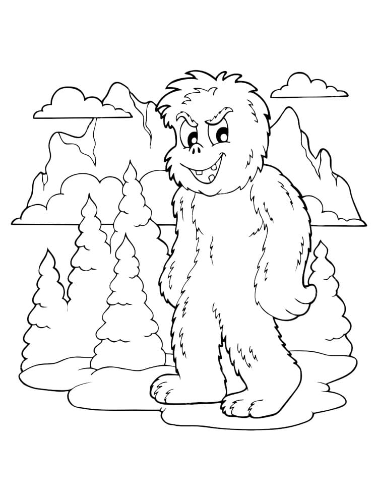 Bigfoot For Children Cute