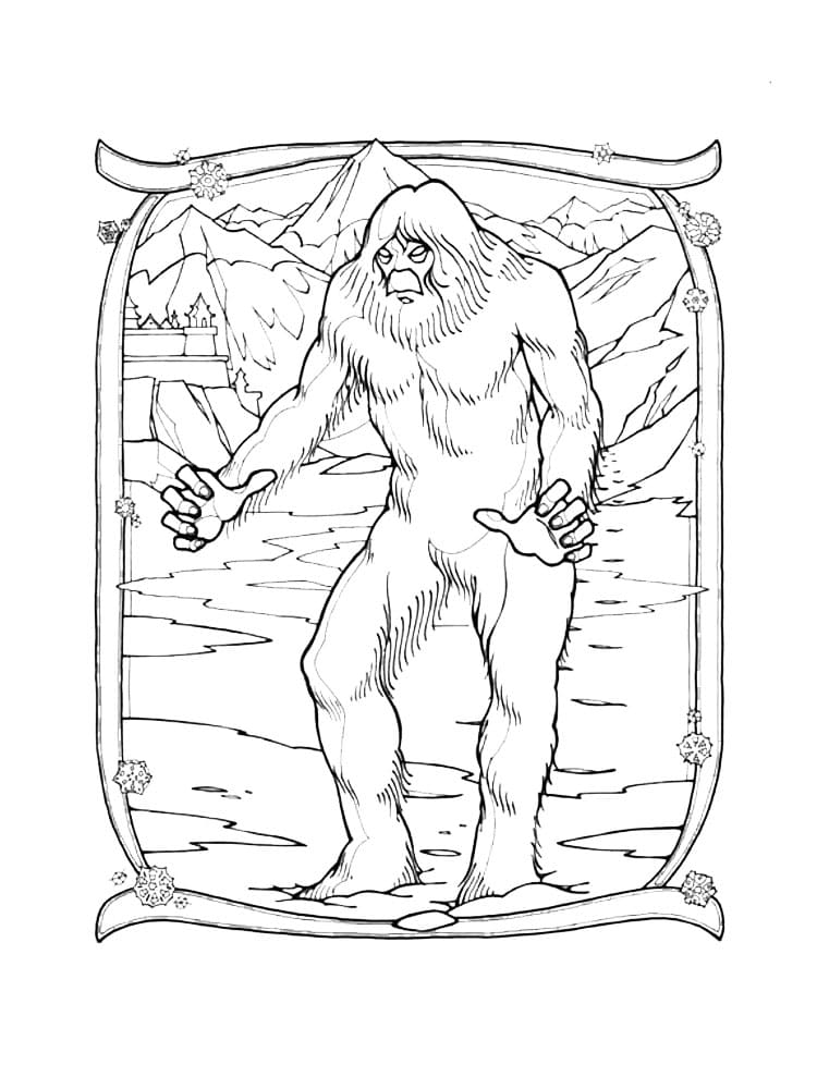 Bigfoot Picture For Children