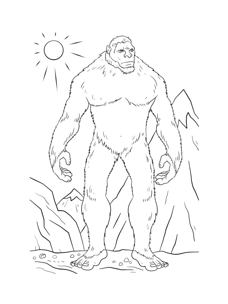Bigfoot Picture For Kids