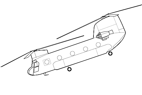 Boeing CH-47 Chinook Helicopter