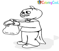 Pumpkin Head Coloring Pages