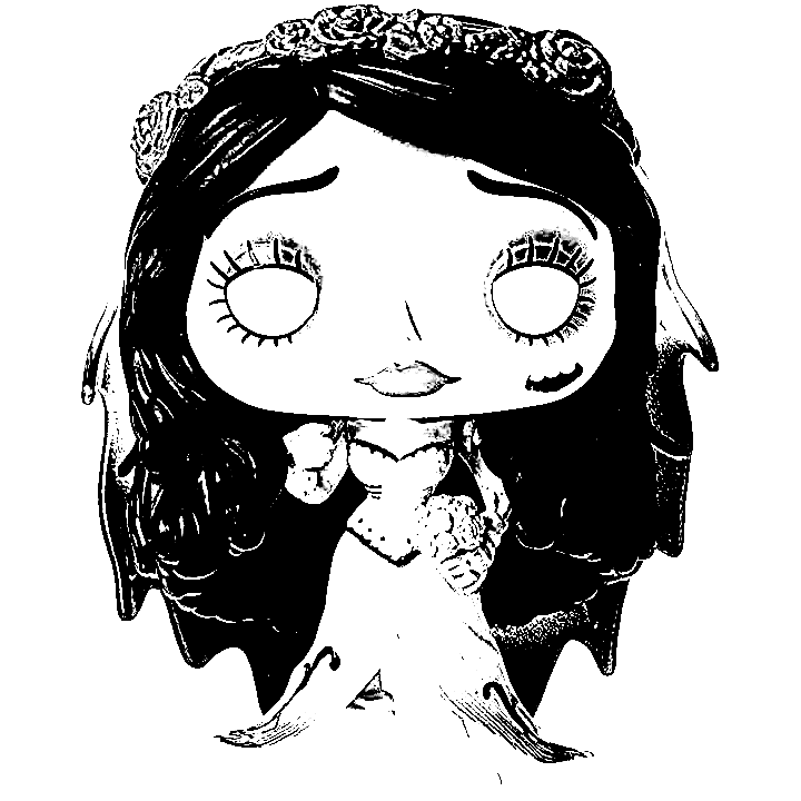 Cartoon Corpse Bride Image