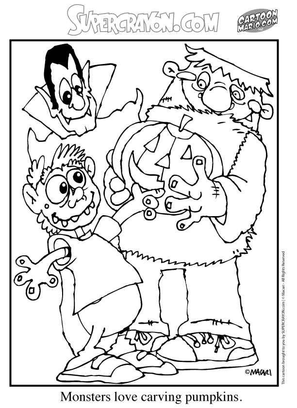 Christian Halloween Lovely Costume For Kids Coloring Page