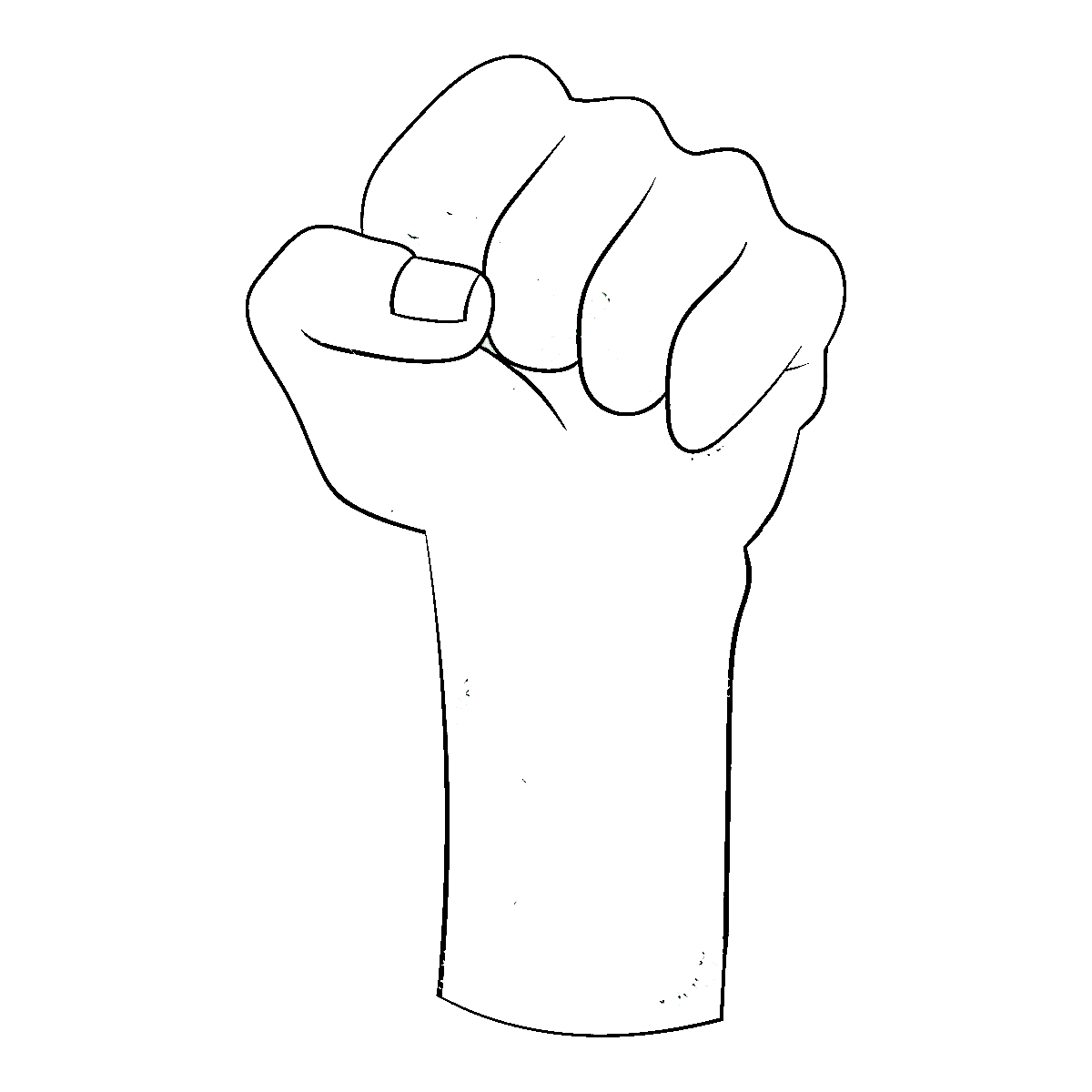 Clenched Fists Are Commercially Available Clipart