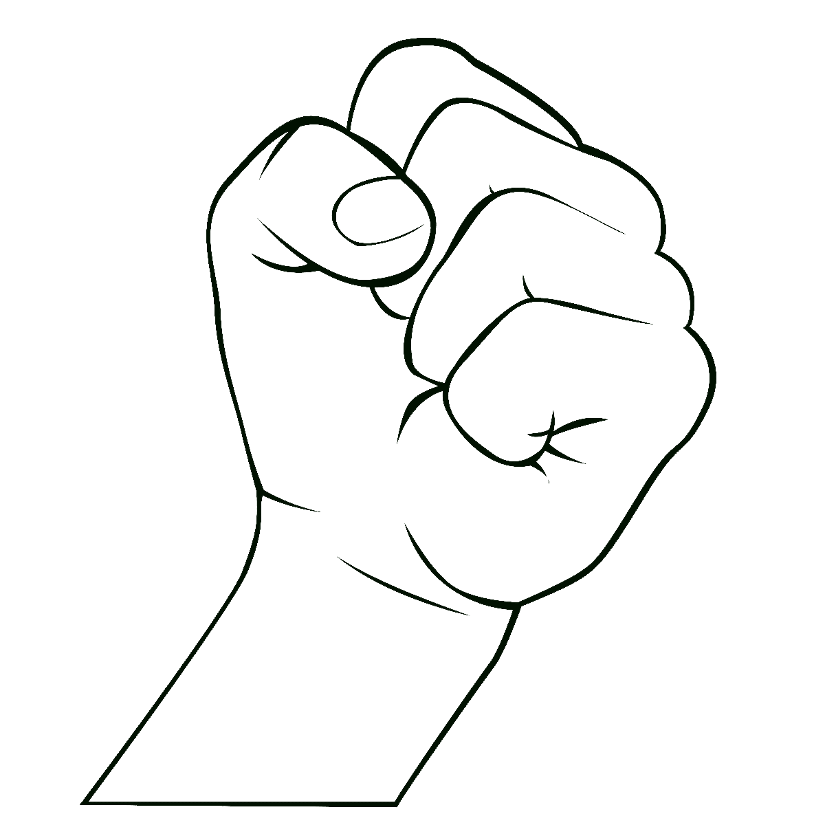 Clenched Fists Are Commercially