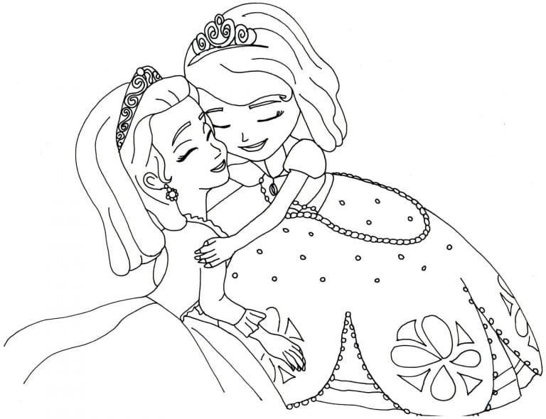 Color Sofia the First Pictures Coloring Page