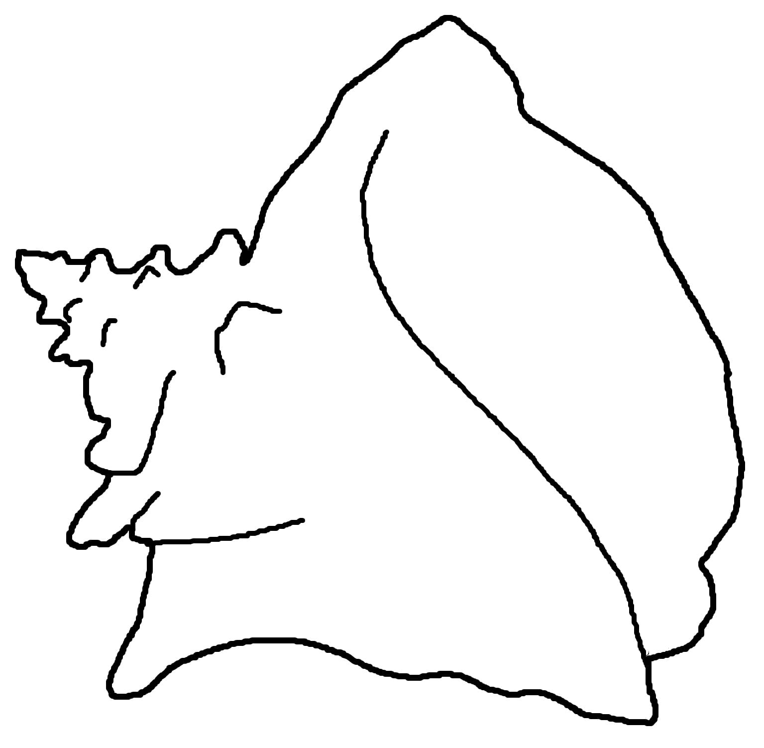Conch Shell Image Coloring Page