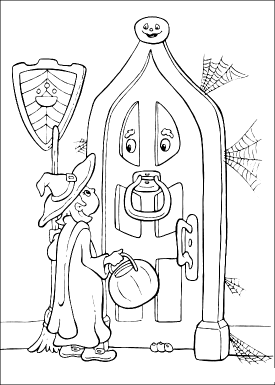 Cool Halloween Coloring Page
