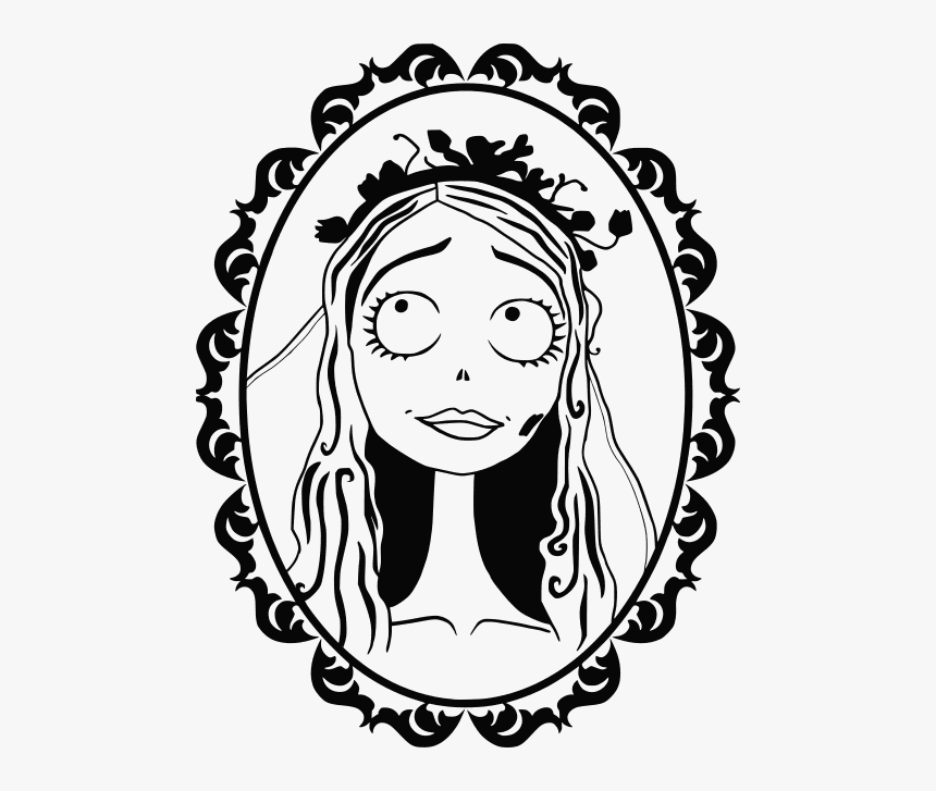 Corpse Bride Painting Coloring Page