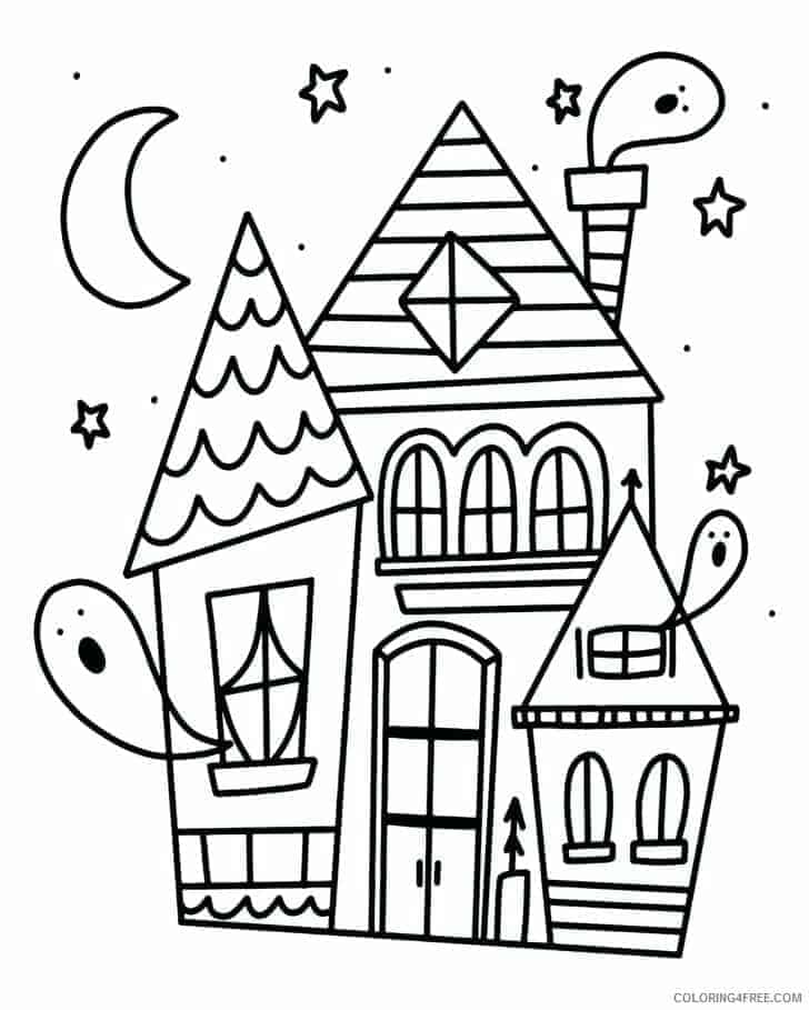 Cute Haunted House Halloween