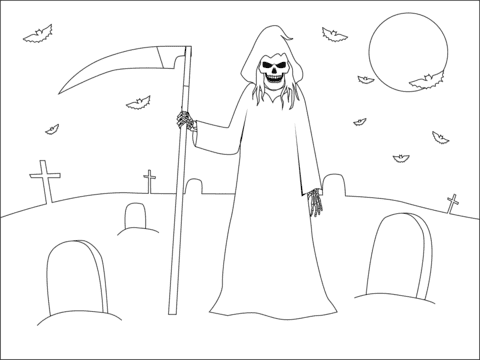 Death Of Kids Coloring Page