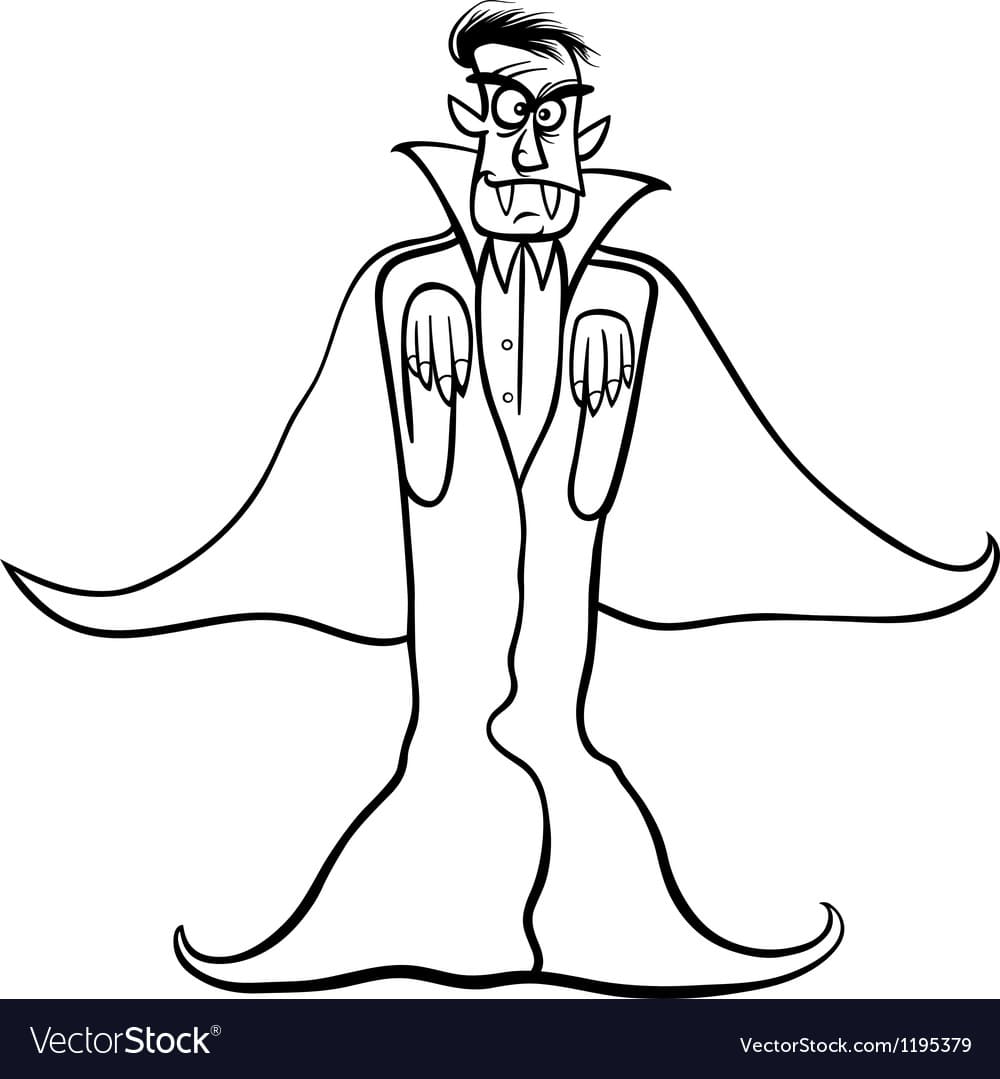 Dracula Vampire Cartoon