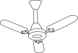 Fan Cliparts Coloring Page
