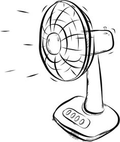 Fan Drawing Image Coloring Page