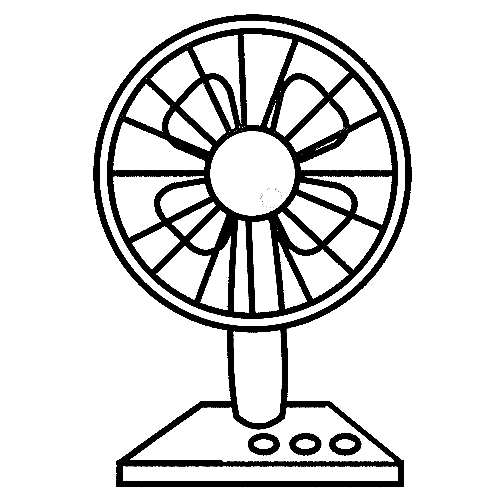 Fan Great Drawing Coloring Page