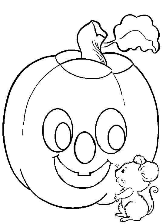 Free Halloween Image Coloring Page