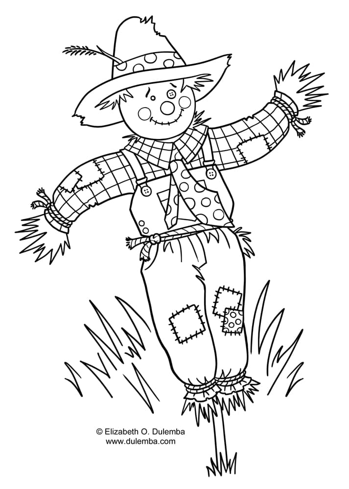 Free Printable Scarecrow