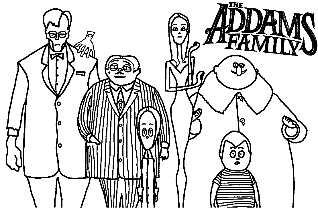 Free Printable The Addams Family