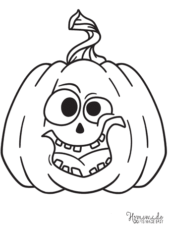 Funny Scary Pumpkin Image
