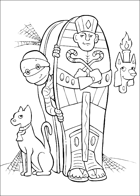 Funschool Halloween Coloring Page
