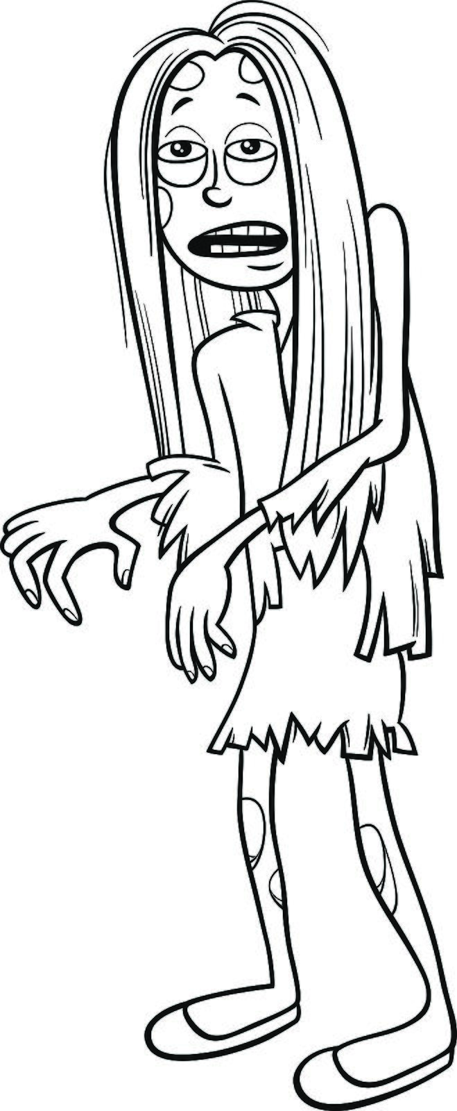Ghost Picture Coloring Page