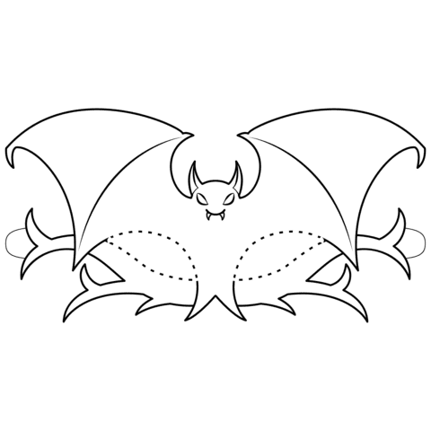 Halloween Bat Mask