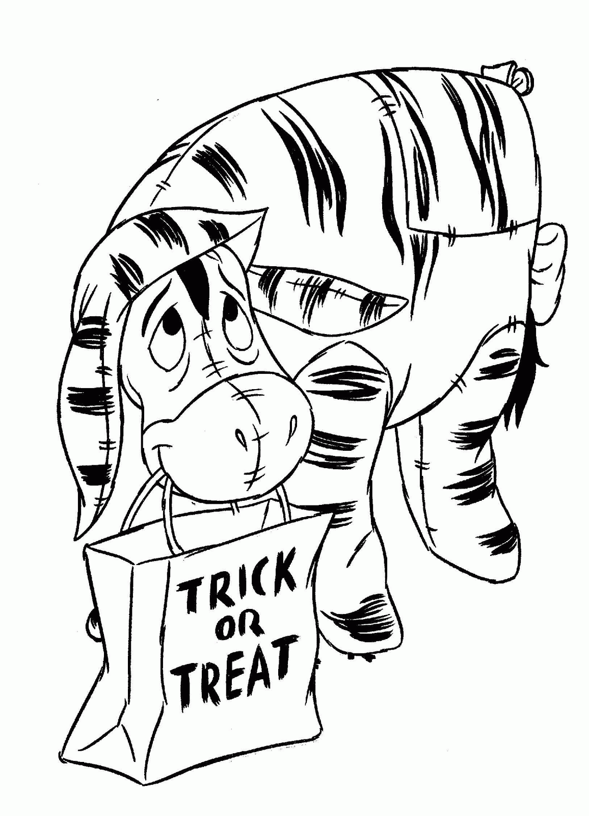 Halloween Coloring Image Disney Coloring Page