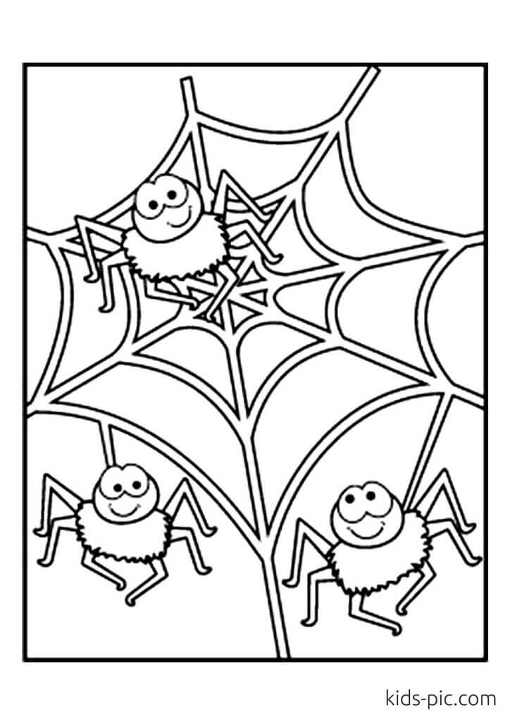 Halloween Cute Coloring Page
