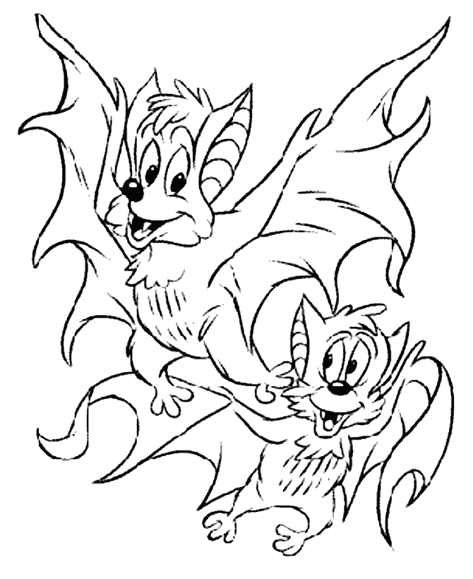 Halloween Cute Coloring Page
